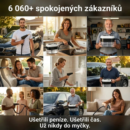 Parní čistič s vysokým tlakem 2500W – Dokonale čistý každý povrch, okamžitě