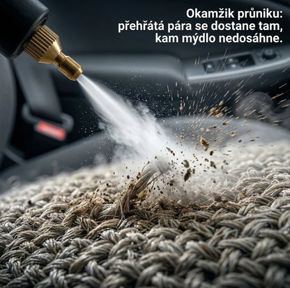 Parní čistič s vysokým tlakem 2500W – Dokonale čistý každý povrch, okamžitě