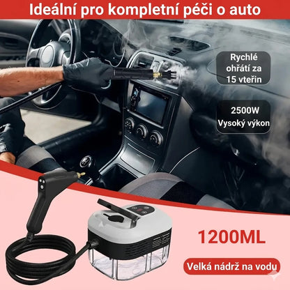 Parní čistič s vysokým tlakem 2500W – Dokonale čistý každý povrch, okamžitě